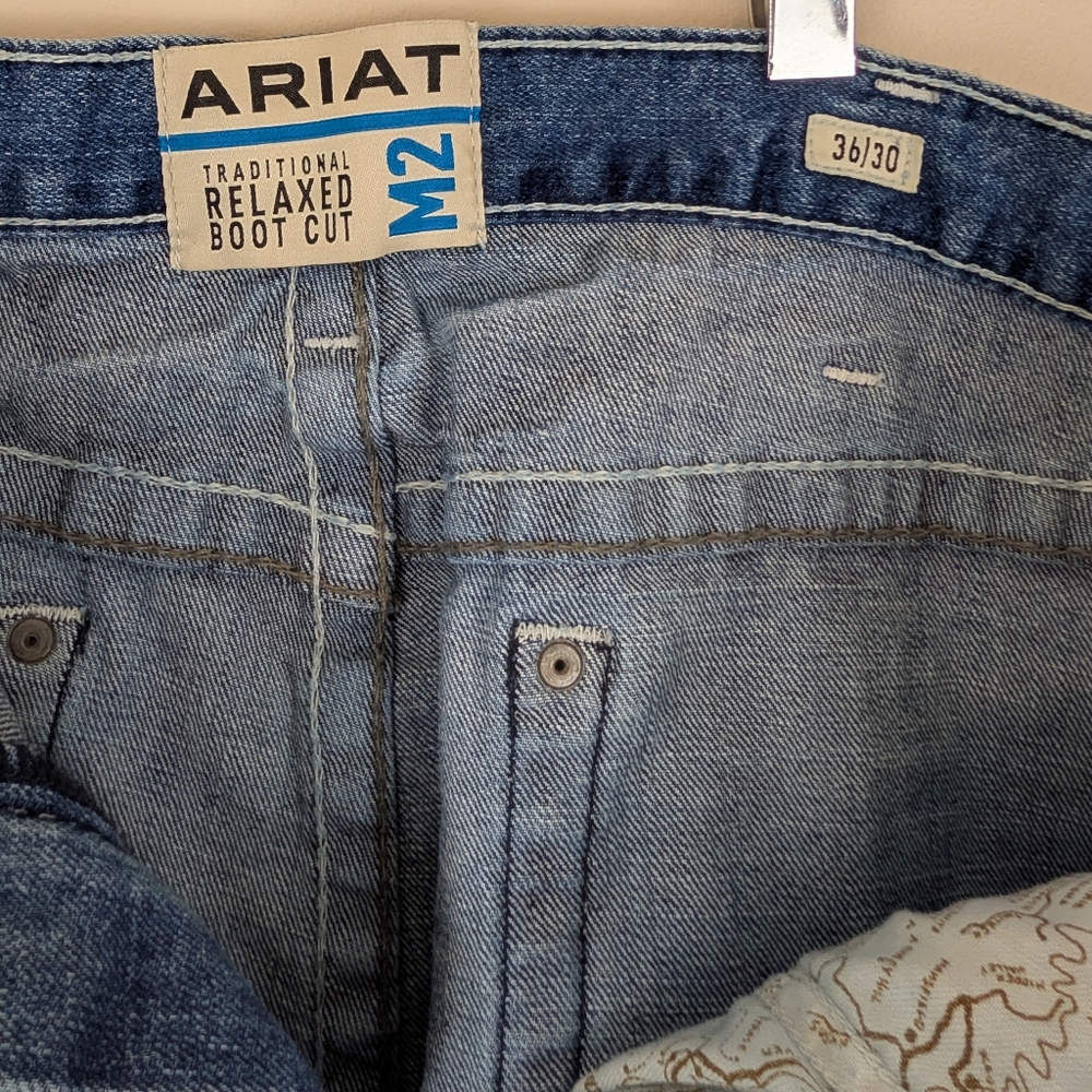 Ariat M2 Relaxed Stirling Stretch Boot Cut Jeans - Picture 5 of 13